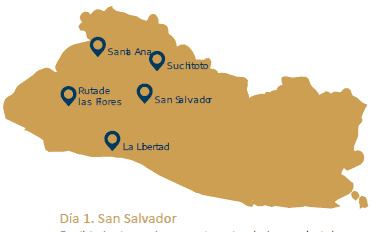 El Salvador en tus manos - Map