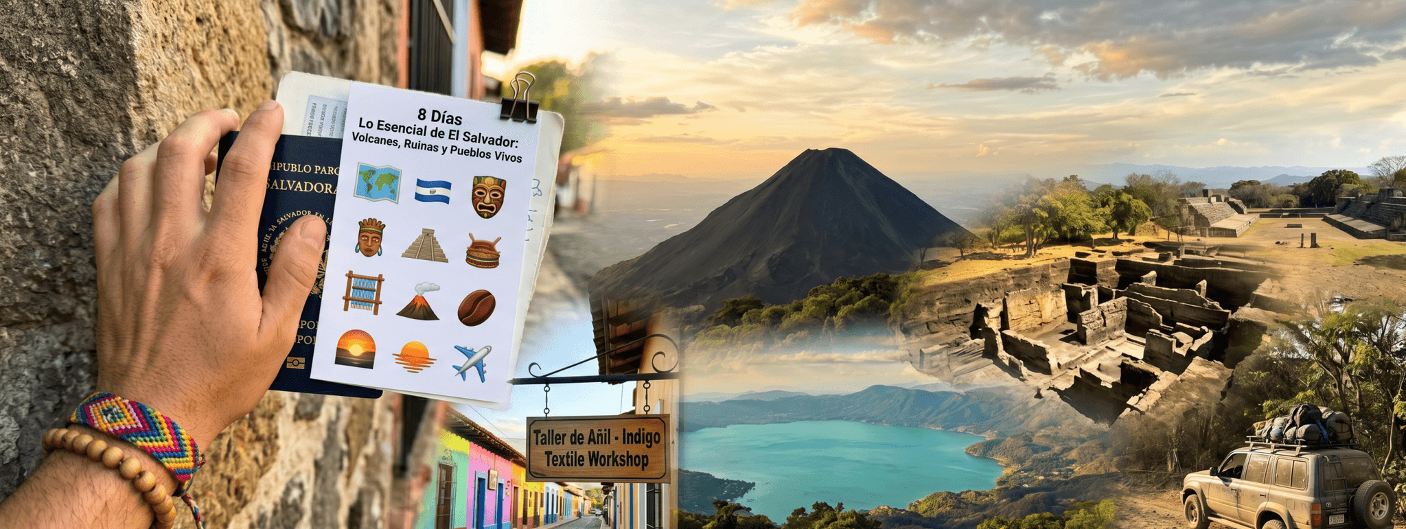 8 Días Lo Esencial de El Salvador: Volcanes, Ruinas y Pueblos Vivos