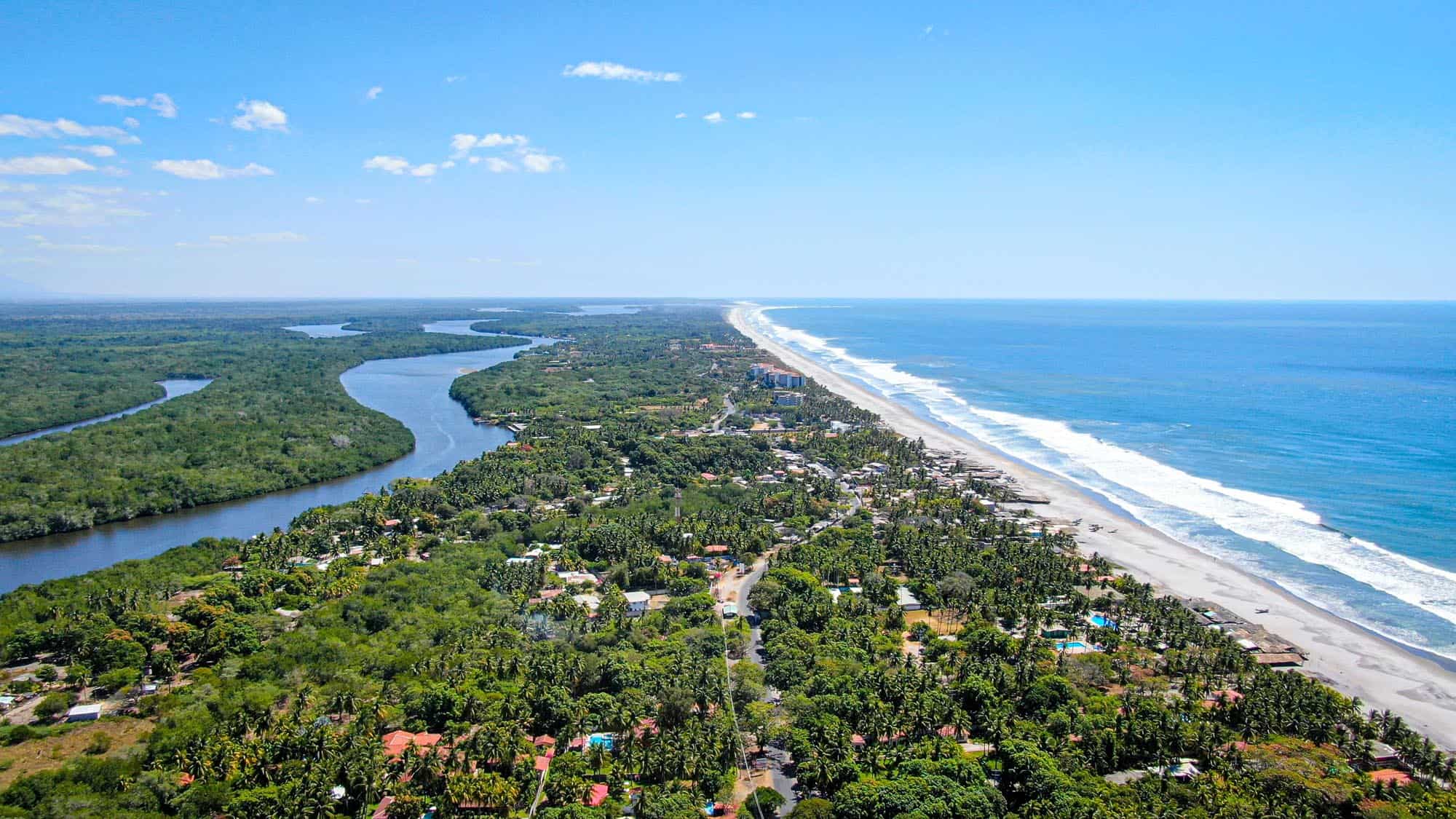Costa del Sol y estero de Jaltepeque